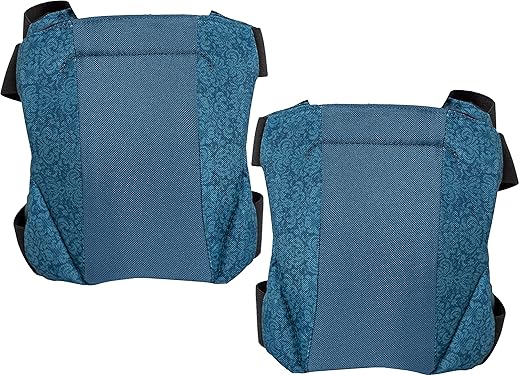 Set of 3 Pairs of Gardening Knee Pads -Assorted Color - Soft Elastic Straps with Hook and Loop Attachment - Lightweight Design (3)