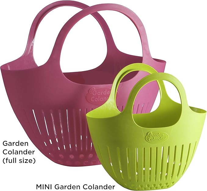 Hutzler Mini Colander garden basket, Small, Eggshell Blue