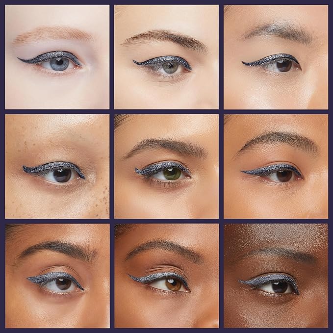 Waterproof Eyeliner - Smudge-Proof Liquid Eyeliner Pen with Precision Tip for Smooth, Long-Lasting Application - Vegan, Hypoallergenic & Gluten-Free Eye Liner - 2mL Blue