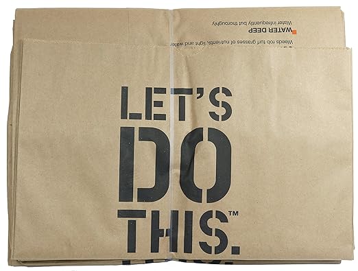 THE HOME DEPOT Heavy Duty Brown Paper 30 Gallon Lawn and Refuse Bags for Home and Garden (15 Lawn Bags)