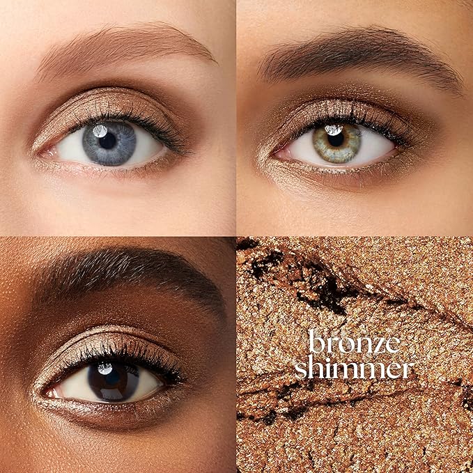 Julep Eyeshadow 101 Cream-to-Powder Waterproof Shadow Stick – Bronze Shimmer – Long-Lasting, Crease-Proof, Luminous Honey Brown Shimmer Eyeshadow with Built-in Smudger