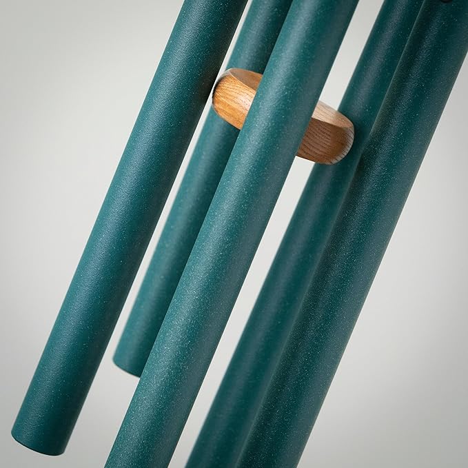 Woodstock Wind Chimes Garden Decor for Outside Outdoor Patio Decor, Front Porch Decor, (25") Chimes of Ireland Green Wind Chime, Wind Chimes for Garden (WCCI)
