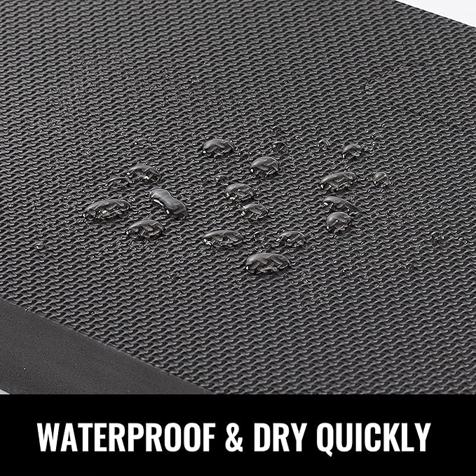 NETANY Extra Thick Kneeling Pad for Gardening, Comfortable Knee Pad Cushion, Extra Large Foam Kneeler Mat for Gardening, Baby Bath, Workout, Exercise & Yoga, Mechanic, 17.8 x 11 x 1.5 in, Black