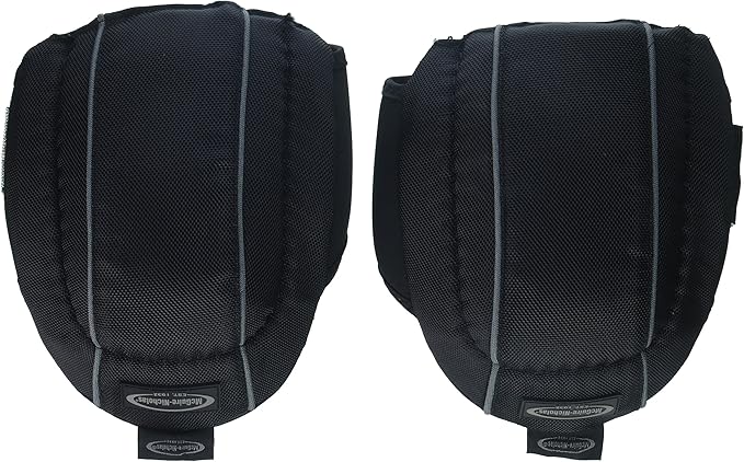 McGuire-Nicholas Non-Marring Knee Pads, Premium EVA Foam Construction Knee Pads for Flooring, Construction, Painting, Welding, Plumbing, black/gray (22377-3)