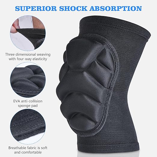 Knee Pads for Men Women, Gardening, Construction, Cleaning, Volleyball, Dancing, Flooring, Riding - Thick EVA Foam Padding, Durable & Lightweight, Multi-Use Protection, Unisex Fit (Small/Medium)