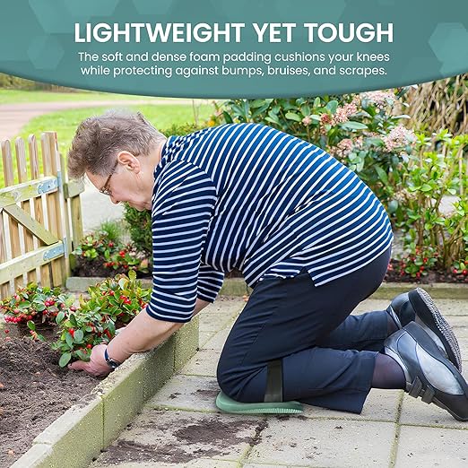 GARDEN GURU Home & Gardening Knee Pads – Waterproof EVA Foam Cushion, Soft Inner Liner, Comfortable Fit with Adjustable Straps - 1 Case (24 Pairs)