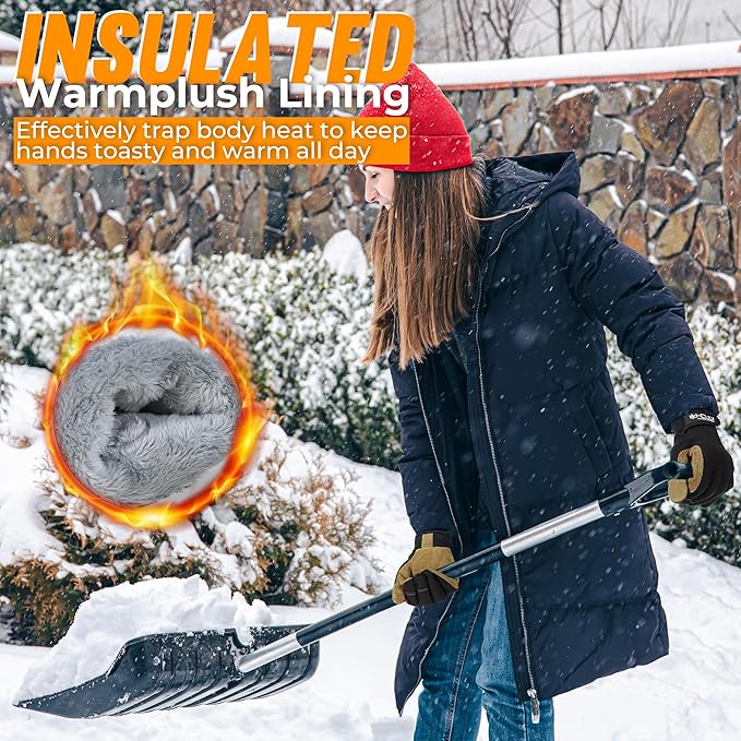 HANDLANDY Work Gloves for Men & Women, Utility Mechanic Working Gloves Touch Screen, Flexible Gardening Gloves for Yard