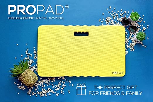 Thick Kneeling Pad, Garden Kneeler for Gardening, Bath Kneeler for Baby Bath, Kneeling Mat for Exercise & Yoga, Knee Pad for Work, Floor Foam Pad, 2X Large (XXL) 24 x 14 x 1.5 Inches, Yellow