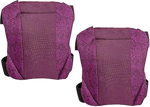Set of 3 Pairs of Gardening Knee Pads -Assorted Color - Soft Elastic Straps with Hook and Loop Attachment - Lightweight Design (3)