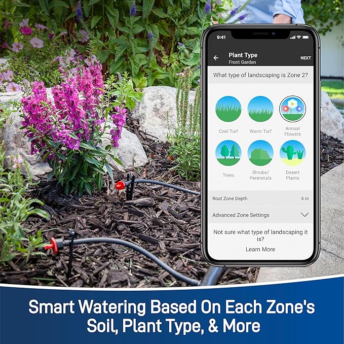 Orbit 21207 B-hyve Gen 2 Smart Hose Watering Timer, 4-Pack with Wi-Fi Hub and Hose Y Splitter