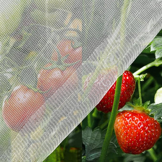 2Pcs Mosquito Netting, 6.5'x10' Insect Bird Mesh Garden Netting Pest Barrier, Garden Plant Net Protect Seedling Fruits from Birds Bugs, Plant Tree Cover for Crop Growth Protection