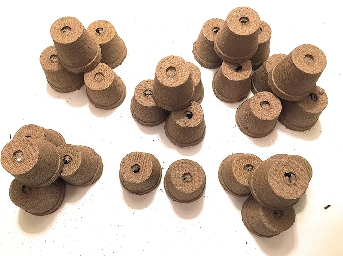 Jiffy-Pots Organic Seed Starting 2" Biodegradable Peat Pots, 26 Pack