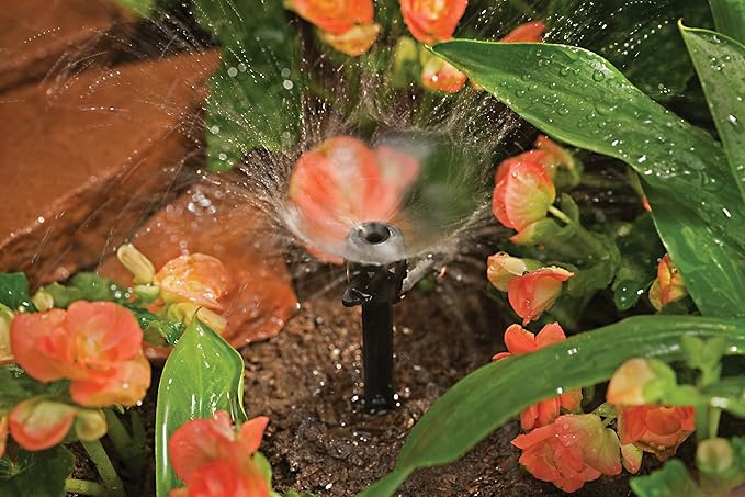 Orbit Drip Irrigation Watering Kit, Micro Bubbler System, 250 Sq Ft, Model 69525