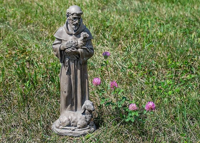 Roman 15.25" H Saint Francis Garden Statue
