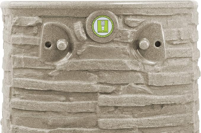 Good Ideas Impressions Riverwalk 50 Gallon Rain Saver - Sandstone