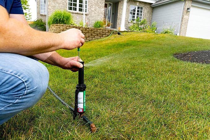 Rain Bird 32HE In-Ground Pro Rotor Pop-up Sprinkler System Kit with Click-N-Go Garden Hose Connection