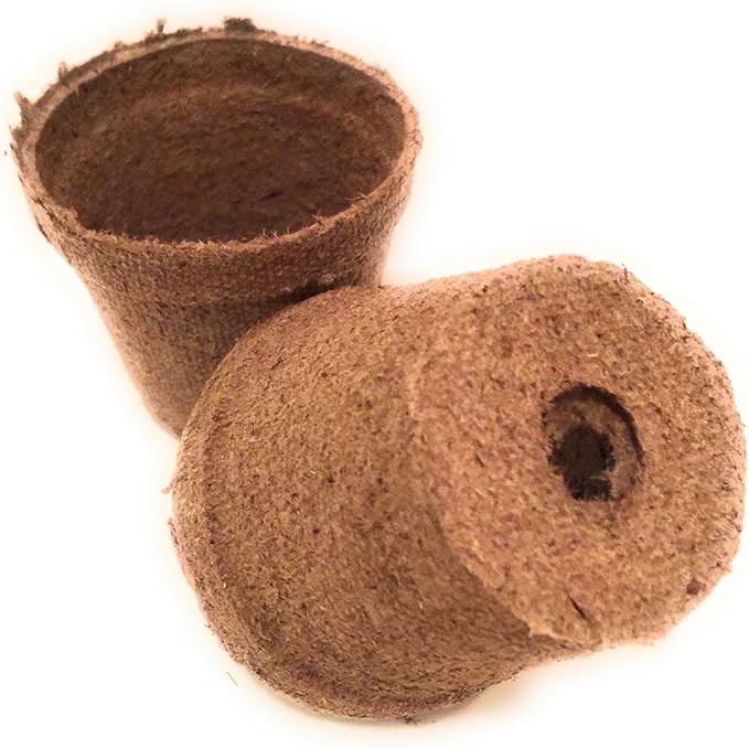 Jiffy-Pots Organic Seed Starting 2" Biodegradable Peat Pots, 26 Pack