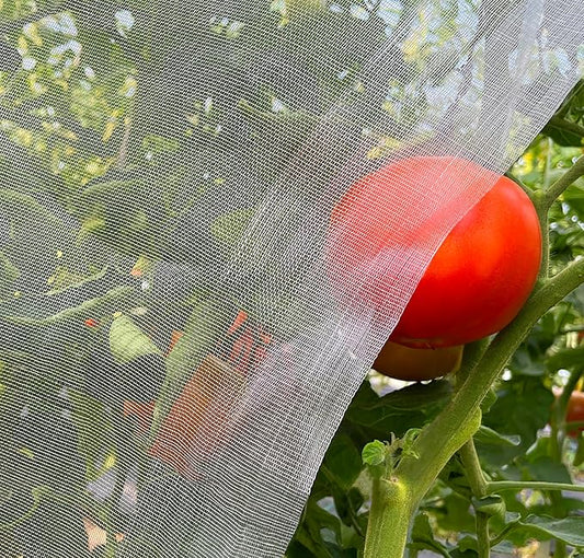 Garden Netting, 10'x20' Ultra Fine Insect Netting for Plants Trees Vegetables, Mesh Protection Netting Fruits Flowers Crops Greenhouse Row Covers Raised Beds Bug Screen Barrier Net